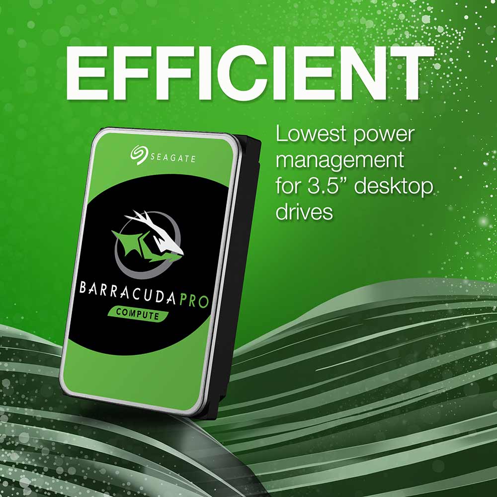 Seagate BarraCuda Pro ST14000DM001 14TB 7.2K RPM SATA 6Gb/s 512e 3.5in Hard Drive