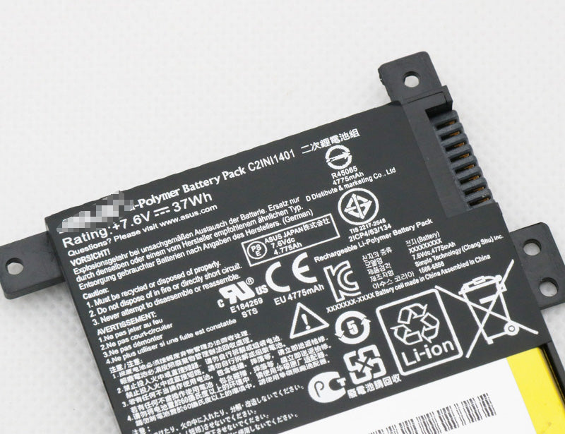 C21N1401 38Wh Replacement Battery For Asus X455LA X455LA-N4030U X455LA-4030U