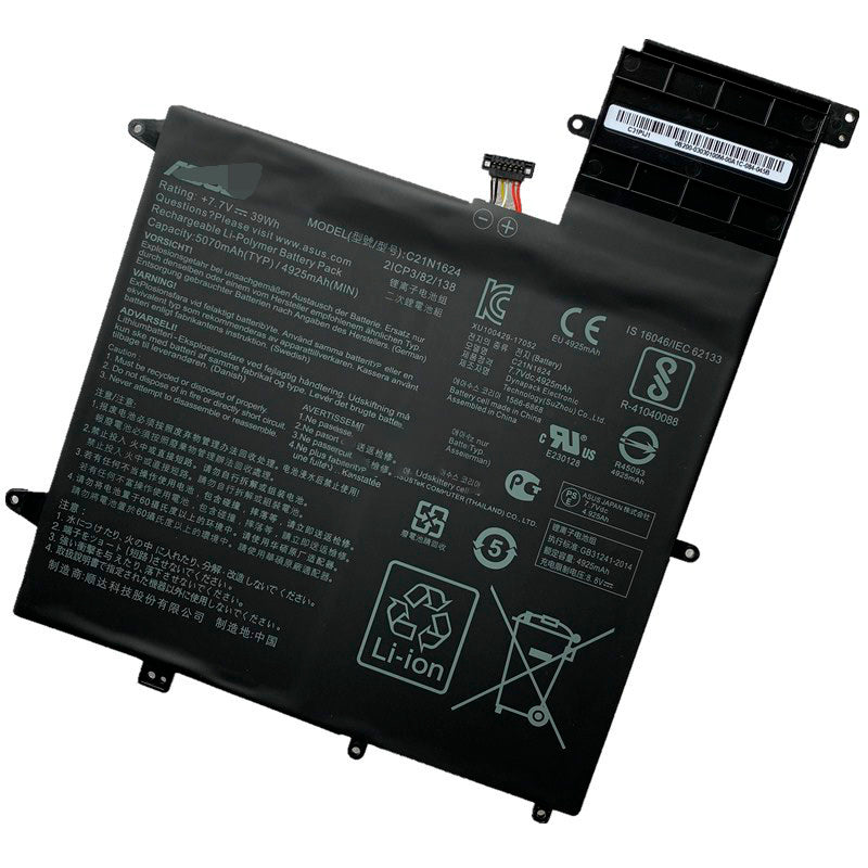Asus C21N1624 ZenBook Flip S UX370UA Q325U Q325UA Laptop Battery