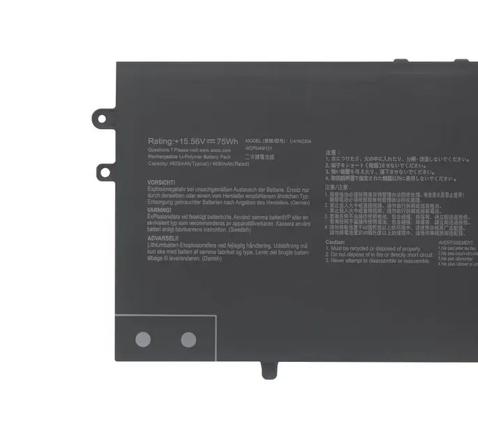 C41N2304 Battery for Asus Zenbook 14 OLED UM3406HA, Zenbook 14 OLED 75Wh