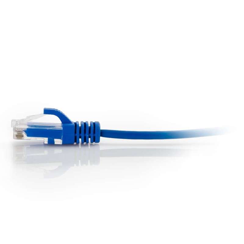 Cables To Go 20ft (6.1m) Cat6 Snagless Unshielded (UTP) Slim Ethernet Network Patch Cable - Blue