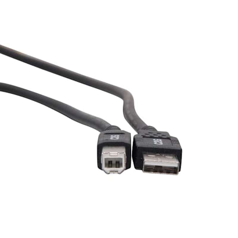 Cables To Go 15ft (4.6m) TAA-Compliant USB 2.0 A/B Cable