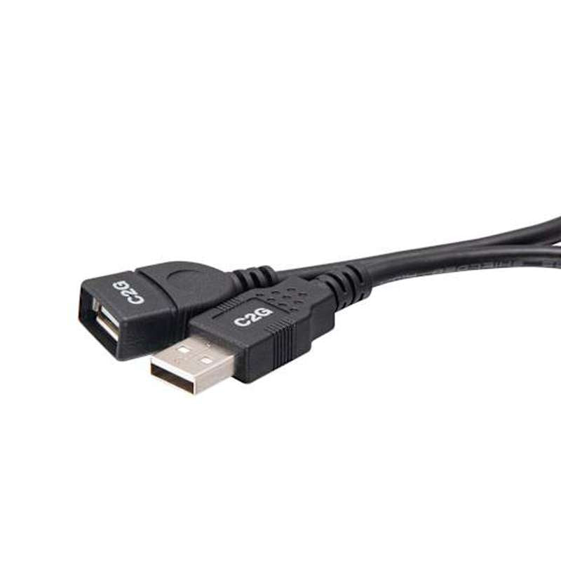 Cables To Go 10ft (3.1m) TAA-Compliant USB 2.0 A Male to A Female Extension Cable