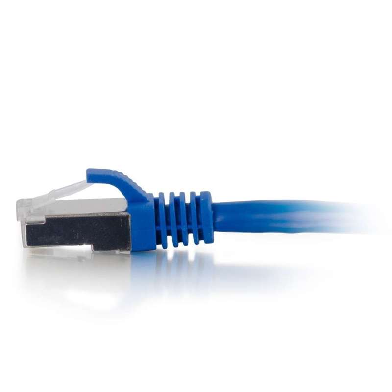 Cables To Go 3ft (0.9m) Cat6a Snagless Shielded (STP) Ethernet Network Patch Cable - Blue