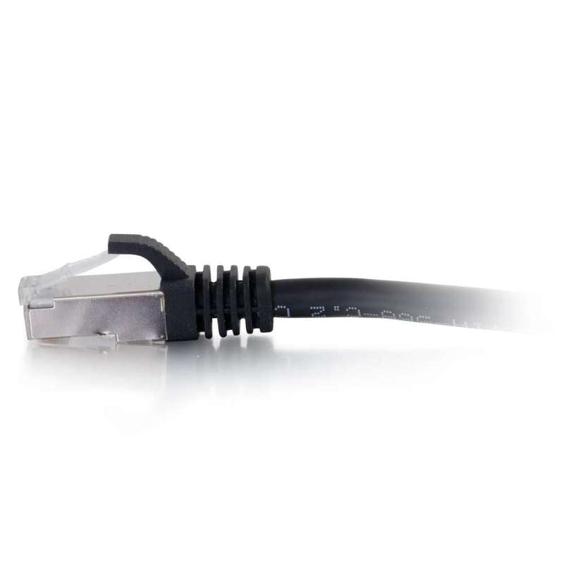 Cables To Go 35ft (10.7m) Cat6a Snagless Shielded (STP) Ethernet Network Patch Cable - Black