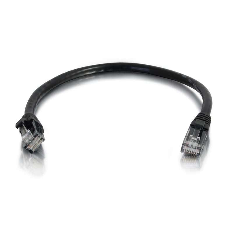 Cables To Go 6in Cat6 Snagless Unshielded UTP Ethernet Network Patch Cable - Black
