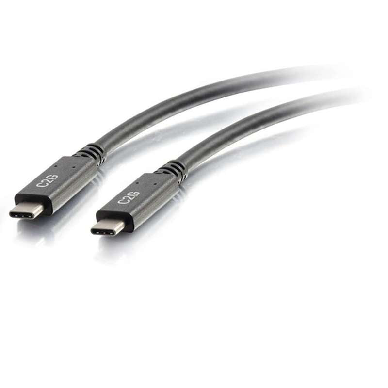 Cables To Go 3ft (0.9m) USB-C to C 3.2 (Gen 1 5Gbps) Male to Male Cable (3A)