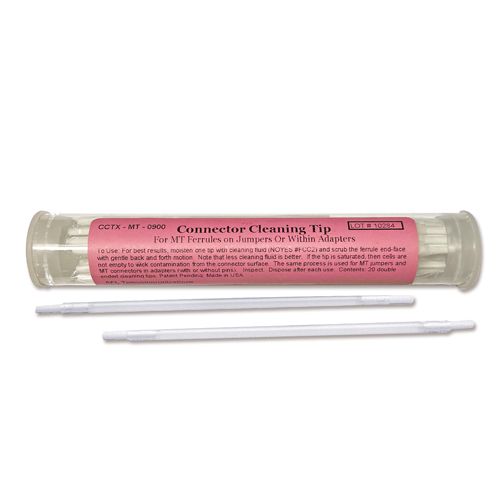 AFL CCTX-MT-0900MZ Type MT Optical Fiber Cleaning Swabs, 20 ct.