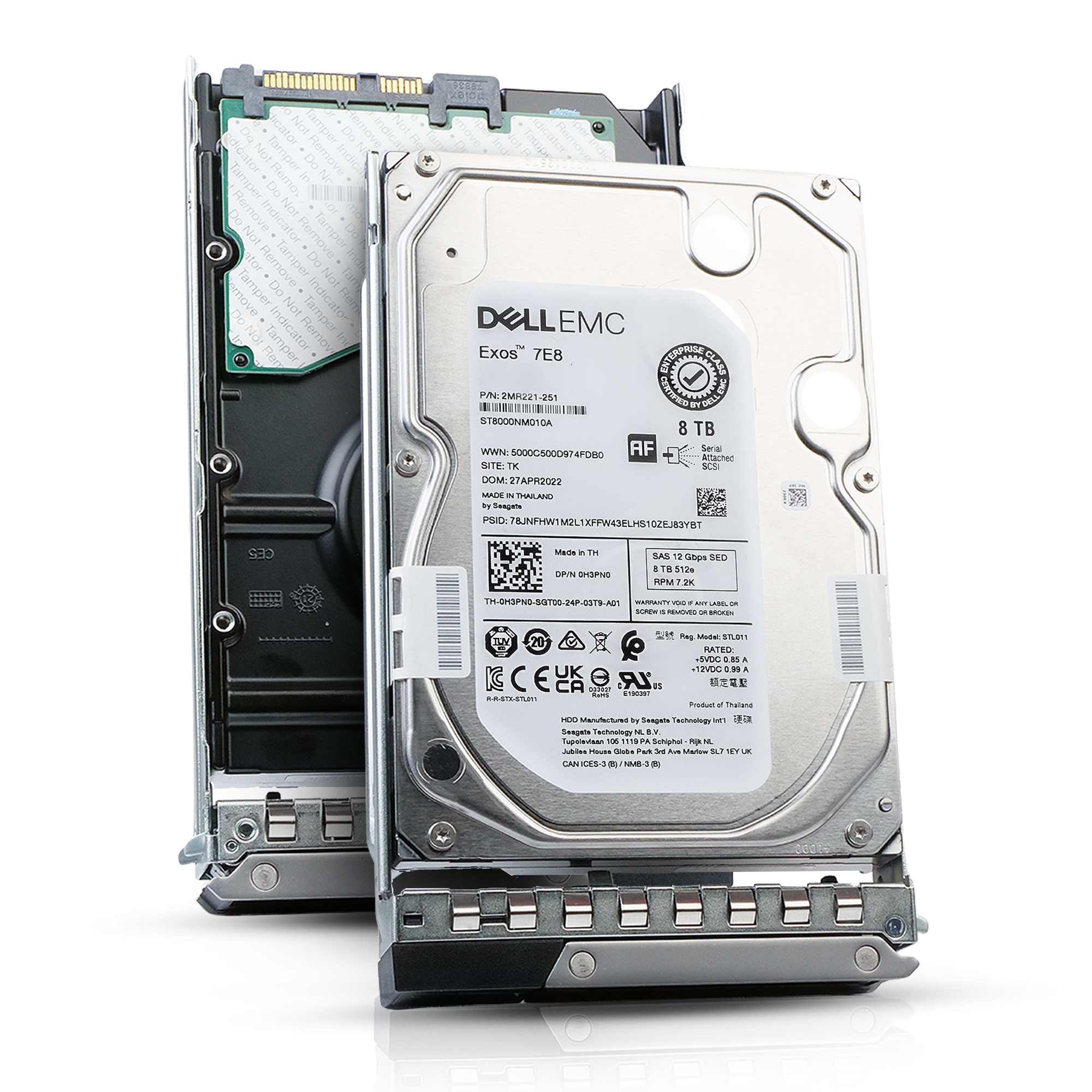 Dell G14 400-BLLM 8TB 7.2K RPM SAS 12Gb/s 512e 256MB 3.5in HDD