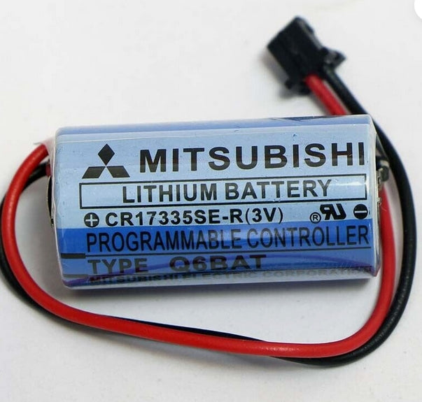 CR17335SE-R(3V) Q6BAT PLC Battery for Mitsubishi Q02CPU, Q02HCPU Q172HCPU