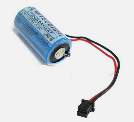 CR17335SE-R(3V) Q6BAT PLC Battery for Mitsubishi Q02CPU, Q02HCPU Q172HCPU