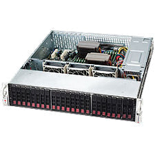 Supermicro SuperChassis CSE-216BE26-R1K28LPB 2U 24xBay Black Rackmount Server Chassis