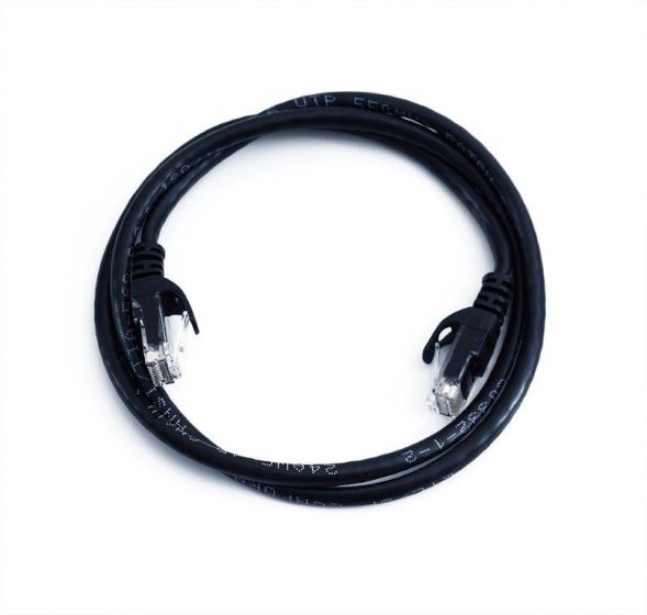 Cat6 Patch Cord Snagpfroof Boots 10 feet Black