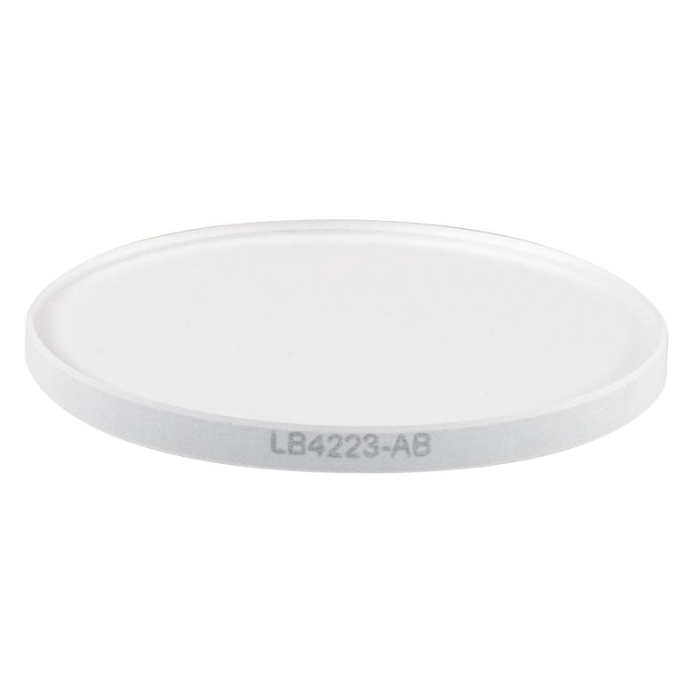 T-LB4223-AB - f = 750 mm, Ø1" UV Fused Silica Bi-Convex Lens, AR Coating: 400 - 1100 nm