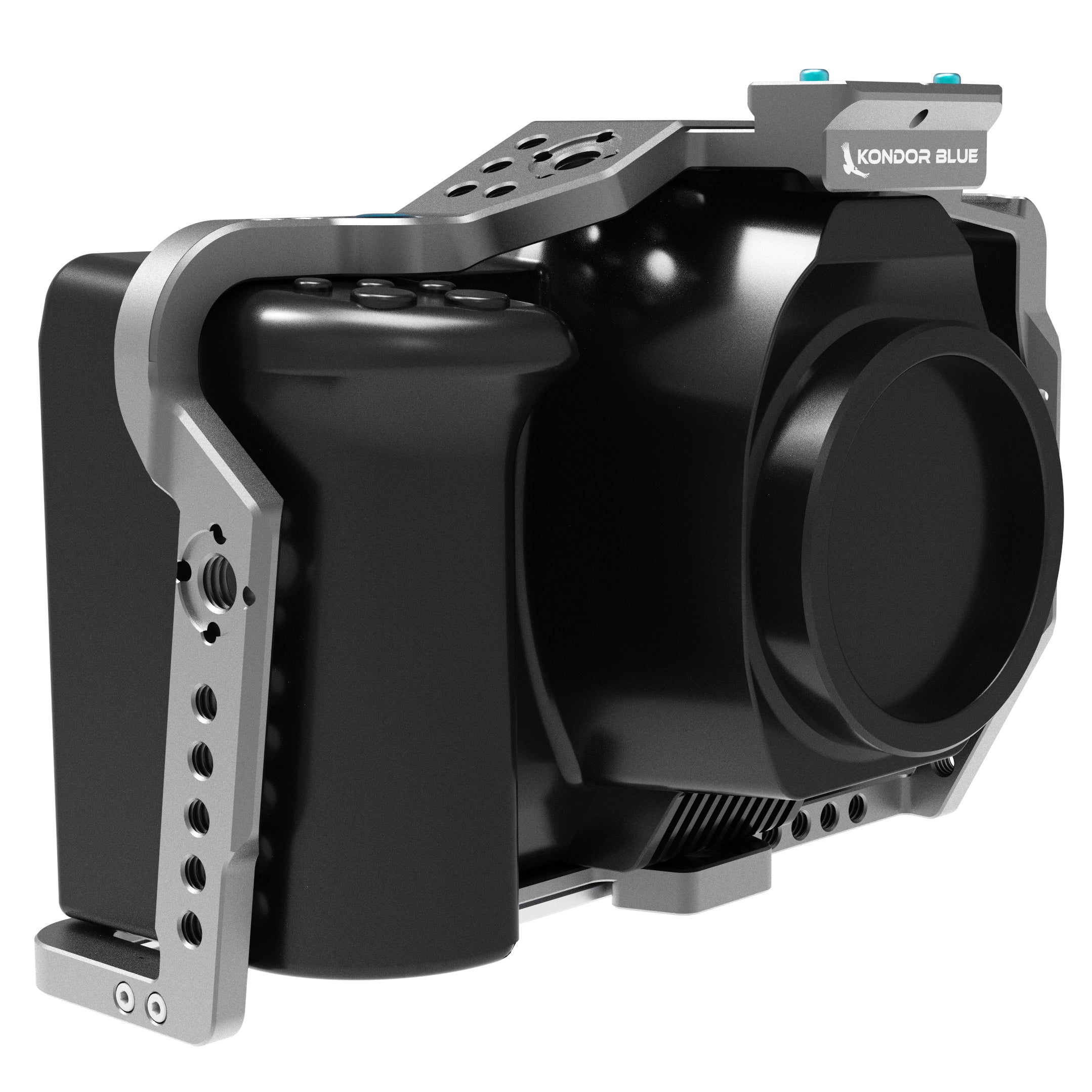 Kondor Blue Blackmagic Pocket 6K Pro Cage (Cage Only, Space Gray)
