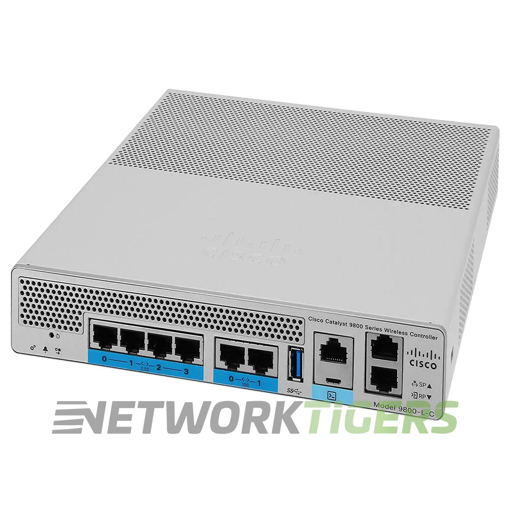 Cisco C9800-L-C-K9 4x 2.5GB 2x 10GB RJ45 Wireless Controller for 250 APs