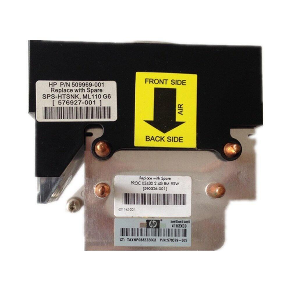 Refrigerador Ventilador de refrigeración para CPU de servidor Radiador 509969-001 para ProLiant ML110 G6 ML310 G6 Ventilador del disipador de calor 576927-001 509969-001 576927-001