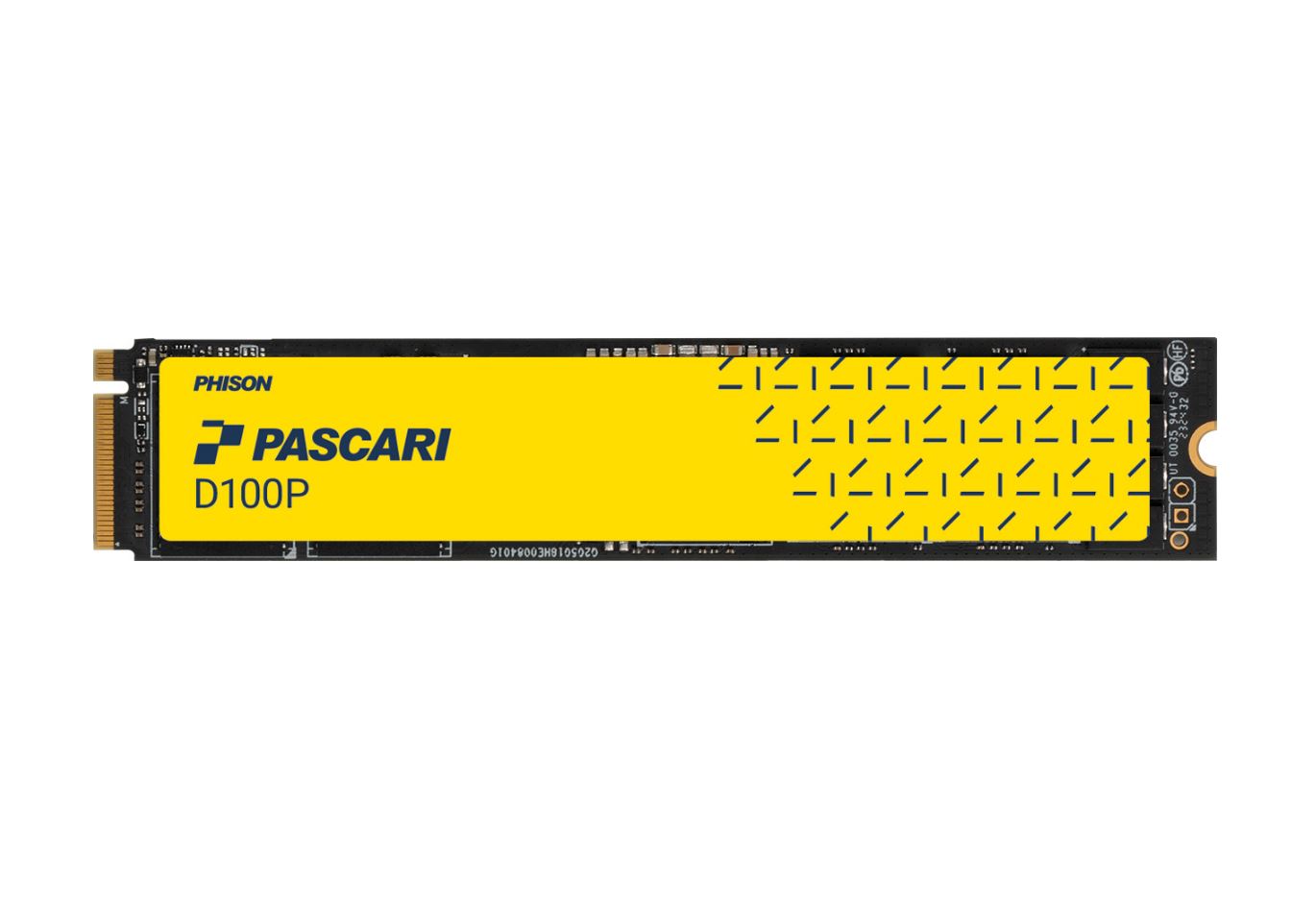 PHISON Pascari D100P D1803K013T84P014T0900 3.84TB PCIe 5.0 x4 NVMe M.2 22110 Solid State Drive