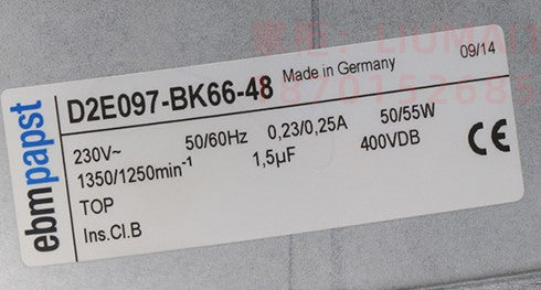 D2E097-BK66-48 EBM-PAPST Fan Centrifugal 50/55W