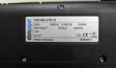 D4E146-LV19-14 ebm-papst Blowers & Centrifugal Fans