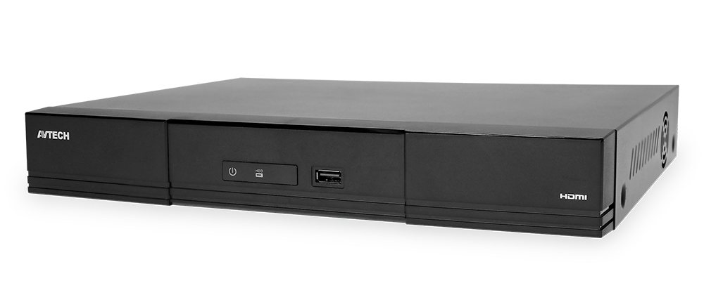 AvtechAVH2117AX-4TB 16 Channel with 16 POE Ports Push Video NVR, 4TB