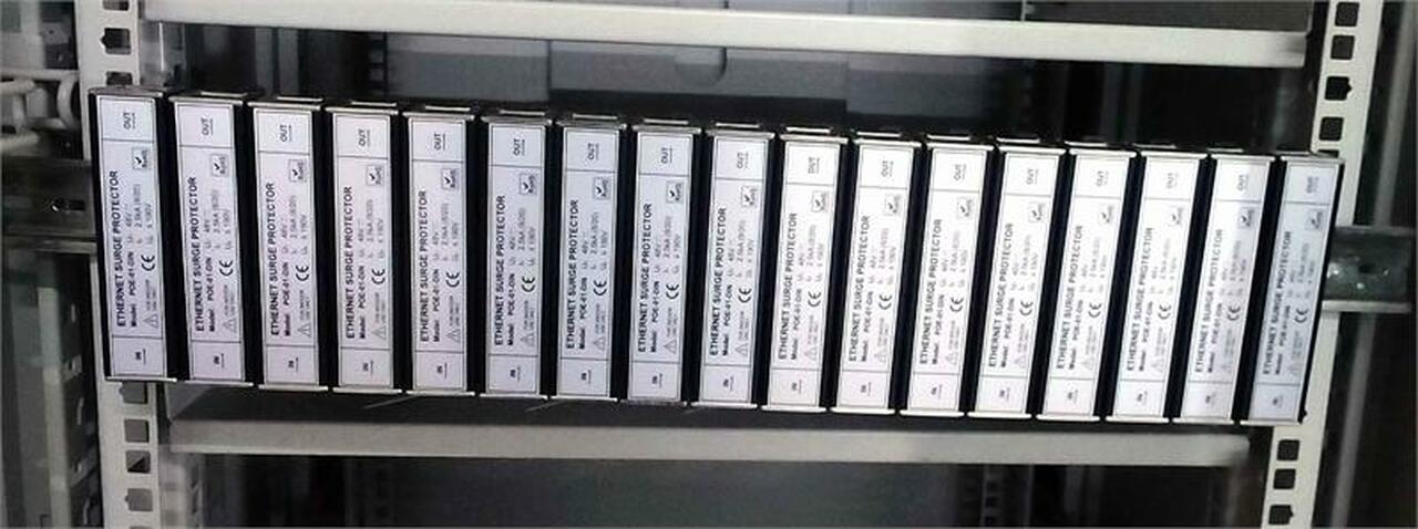 DINRAIL-19 - metal DIN RAIL, 19" long, EN50022/TS35 compatible 35x7.5mm section for POE-01-DIN group installation