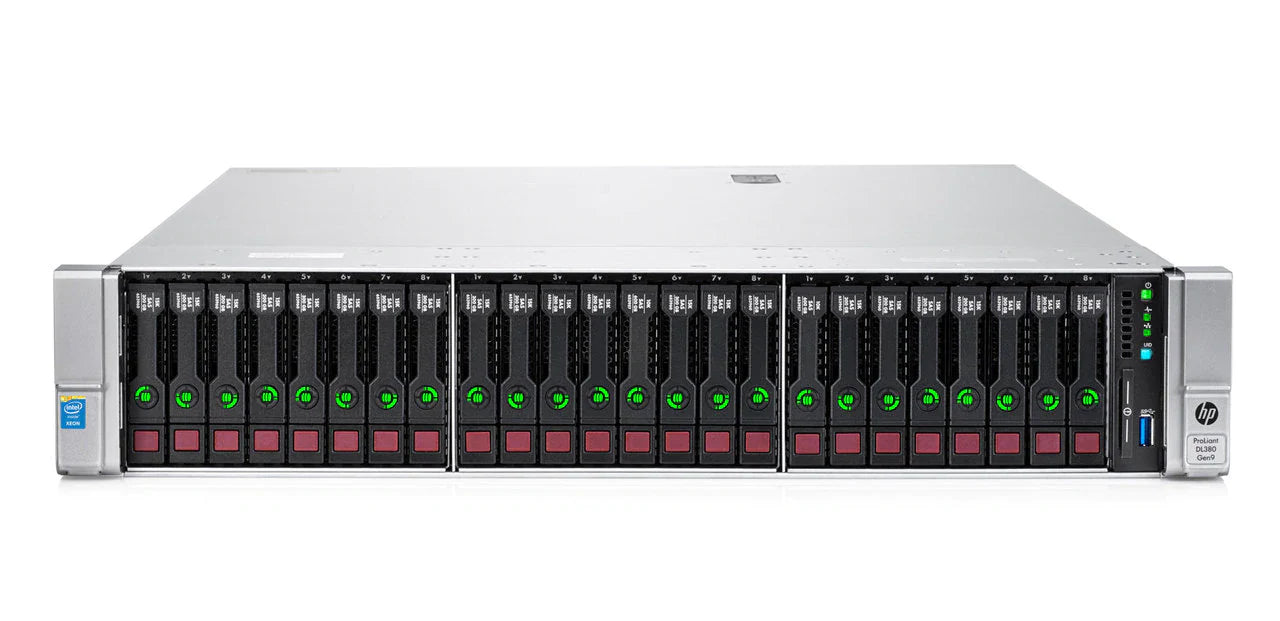 HPE ProLiant DL380 G9 24-bay Server 2x E5-2640 V4=20 Cores P440ar 128GB RAM 4x 600GB SAS