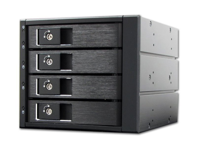 AMS DS-346TL 4-IN-3 SATA Backplane Module, 3.5" HDD/SSD/SAS compatible
