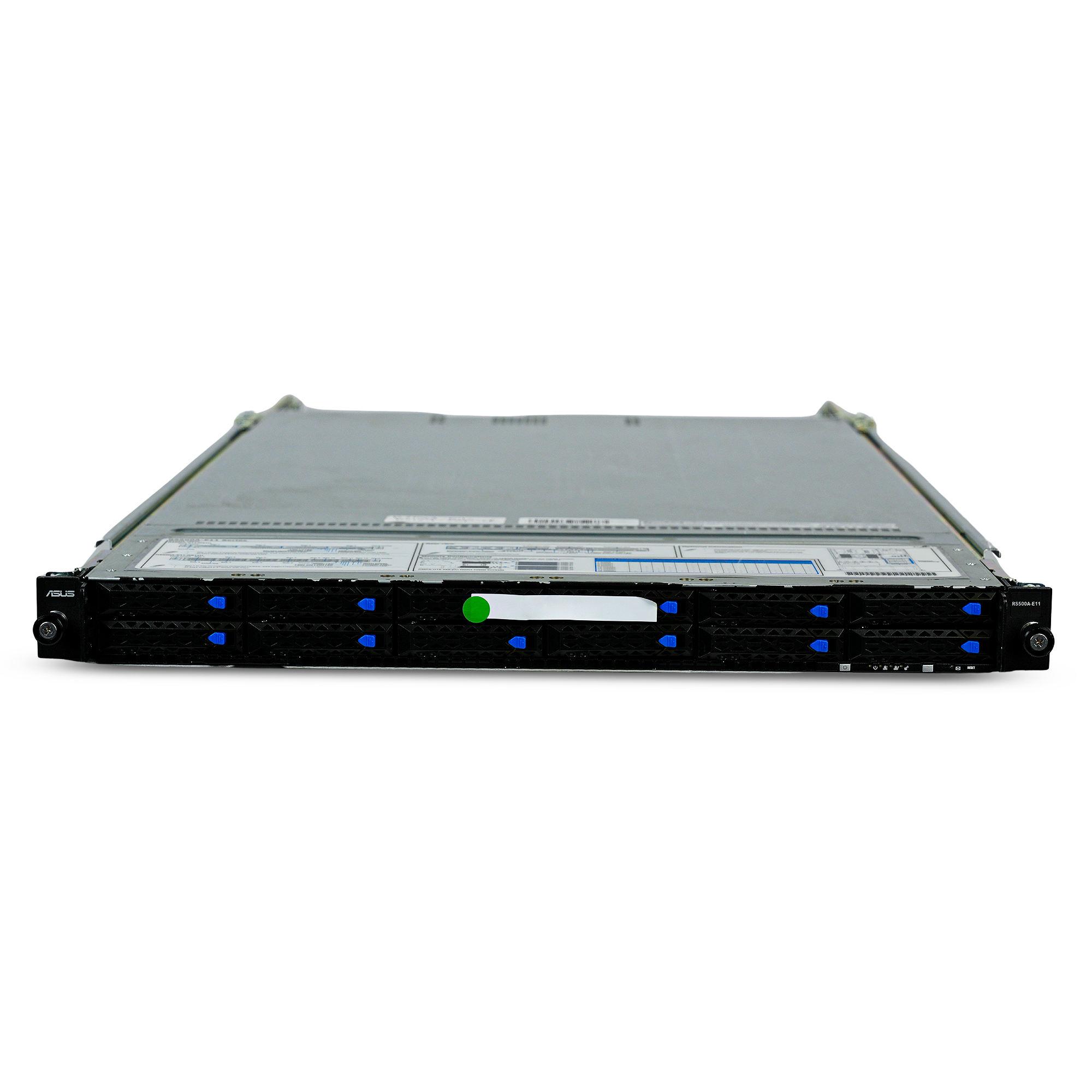 ASUS RS500A-E11-RS12U 1U Single Socket SP3 16x DDR4 DIMM 12x Front 2.5" Bay NVMe/SAS/SATA + 4x Internal 2x 800W PSU | Barebones Server (NO CPU, RAM) | Refurbished