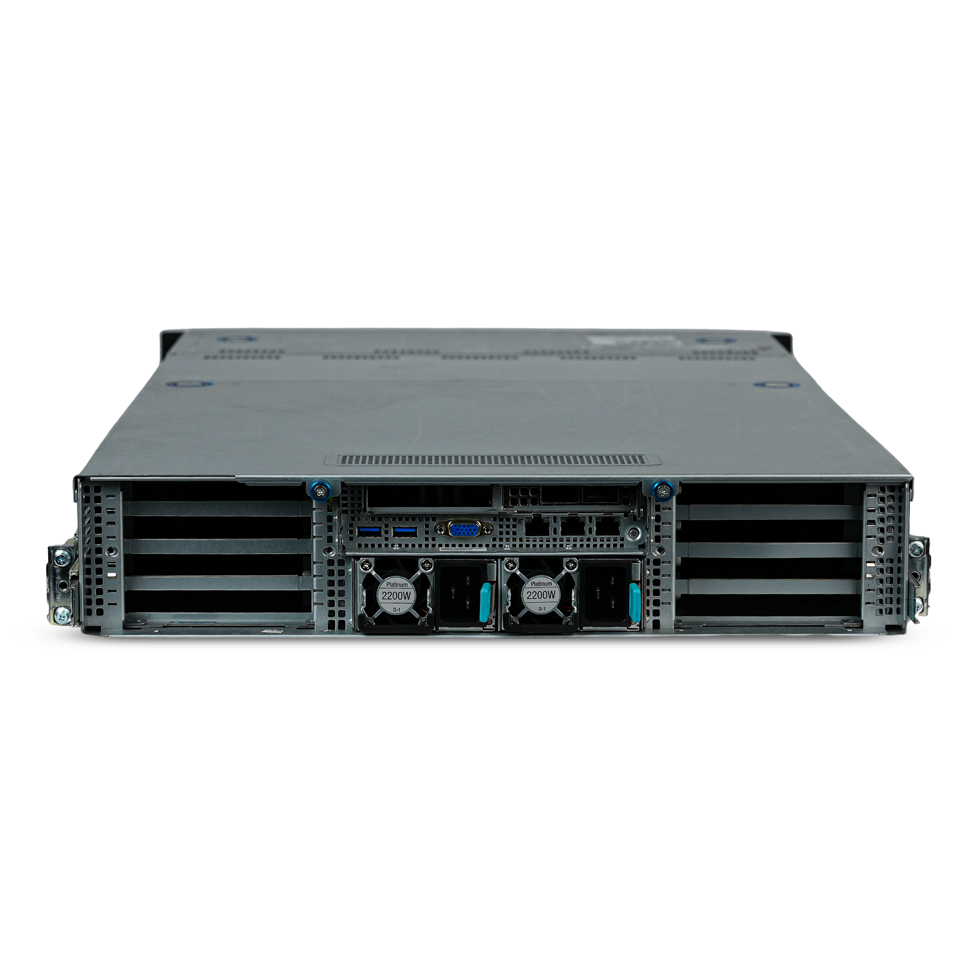 ASUS ESC4000A-E10 2U GPU Server AMD EPYC 7702P 64-Core 8x DDR4 DIMM 8x SATA/SAS/NVMe Hot-Swap Bay 4x GPU Slots 2x2200W Refurbished