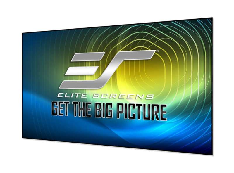 Elite Screens Aeon CLR Series, 123-inch Diag., 16:9 Fixed Frame Screen, StarBright CLR Material