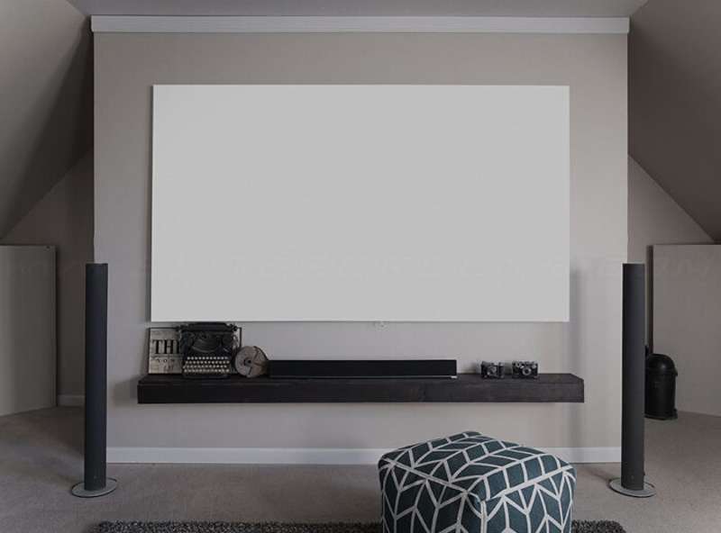 Elite Screens Aeon Series, 125-inch Diag., 2.35:1 Fixed Frame Screen, CineWhite UHD-B Material