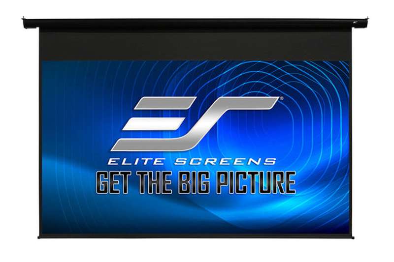 Elite Screens Spectrum Series, 90-inch Diag., 16:10 Electric Screen, MaxWhite2 Material