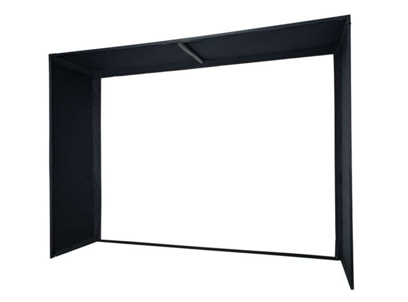 Elite Screens GolfSim Bay Commercial Grade Multi-Sport/Golf Simulator Impact Screen, Heavy-duty Frame System with Enclosure Panels