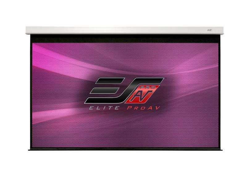 Elite Screens Evanesce Plus Series, 150-inch Diag. 16:9 Electric Screen, MaxWhite Fiberglass (FG) Material
