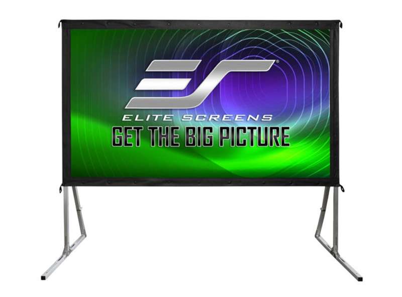 Elite Screens Yard Master 2 Rear Series, 100-inch Diag., 16:9 Portable Screen, WraithVeil Material