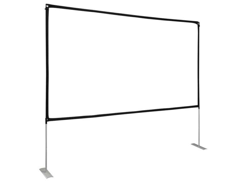 Elite Screens Yard Master Lite Series, 125-inch Diag., 16:9 Portable Screen, SilkWhite 2 Material