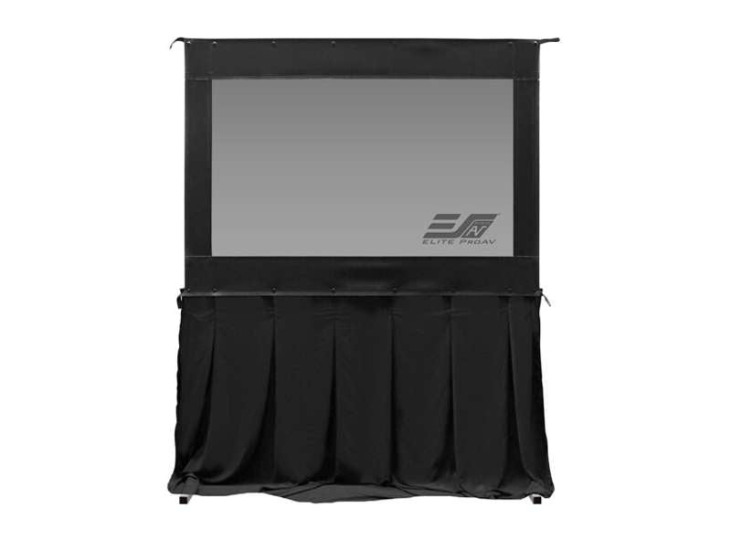Elite Screens Presenter Pro CLR 2 Series, 123-inch Diag. 16:9 Portable Screen, Ceiling Light Rejecting (CLR)2 Material