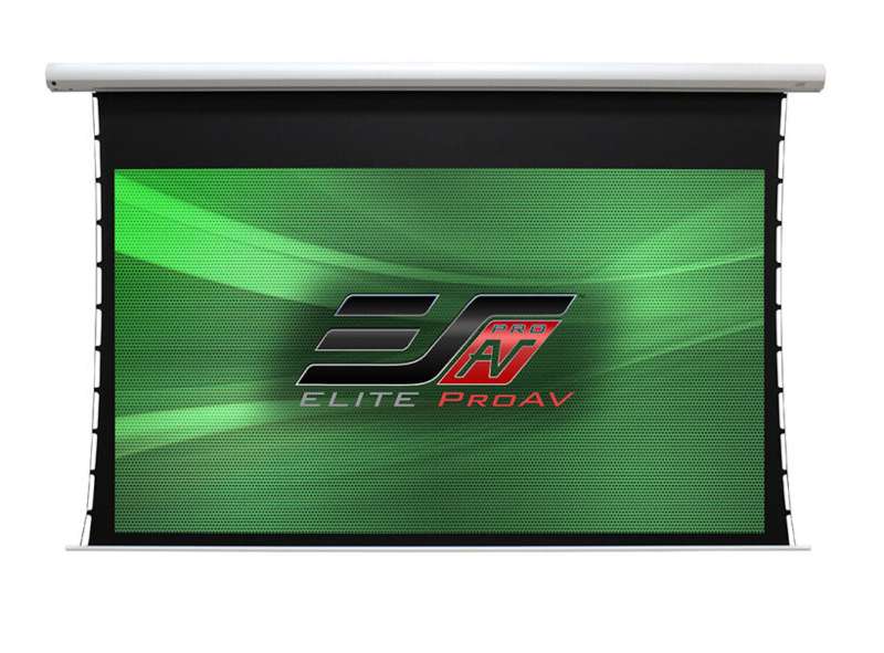 Elite Screens Saker Tab-Tension 2 Series, 120-inch Diag. 16:9 Electric Screen, CineWhite Material