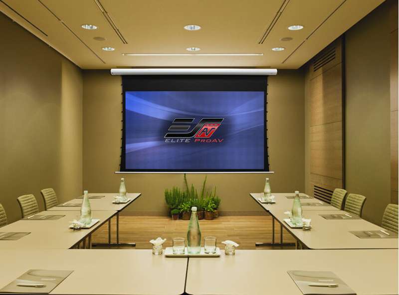 Elite Screens Saker Tab-Tension CineGrey 5D Series, 135-inch Diag. 16:9 Electric Screen, CineGrey 5D Material