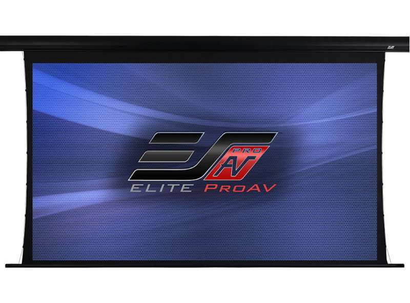 Elite Screens Saker Tab-Tension CineGrey 5D Series, 150-inch Diag. 16:10 Electric Screen, CineGrey 5D Material