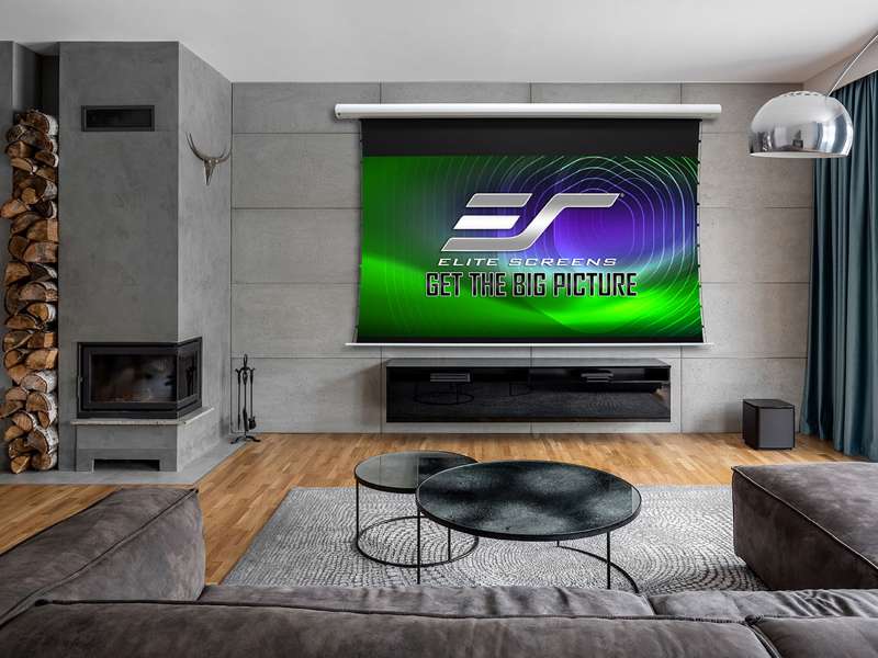 Elite Screens Starling Tab-Tension CLR3 Series, 101-inch Diag., 16:9 Electric Screen, CLR 3 Material