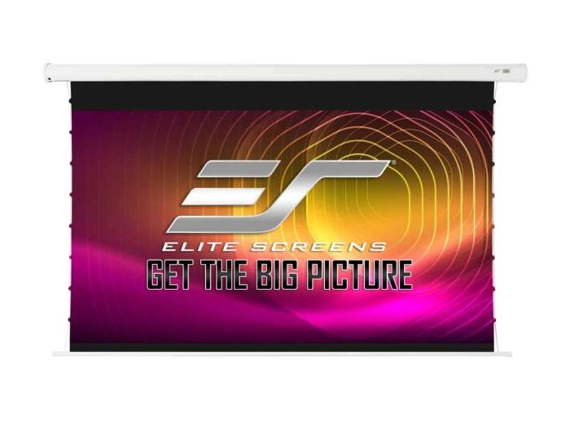 Elite Screens VMAX Tab-Tension 3 Series, 135-inch Diag., 16:9 Electric Screen, CineWhite ISF Material