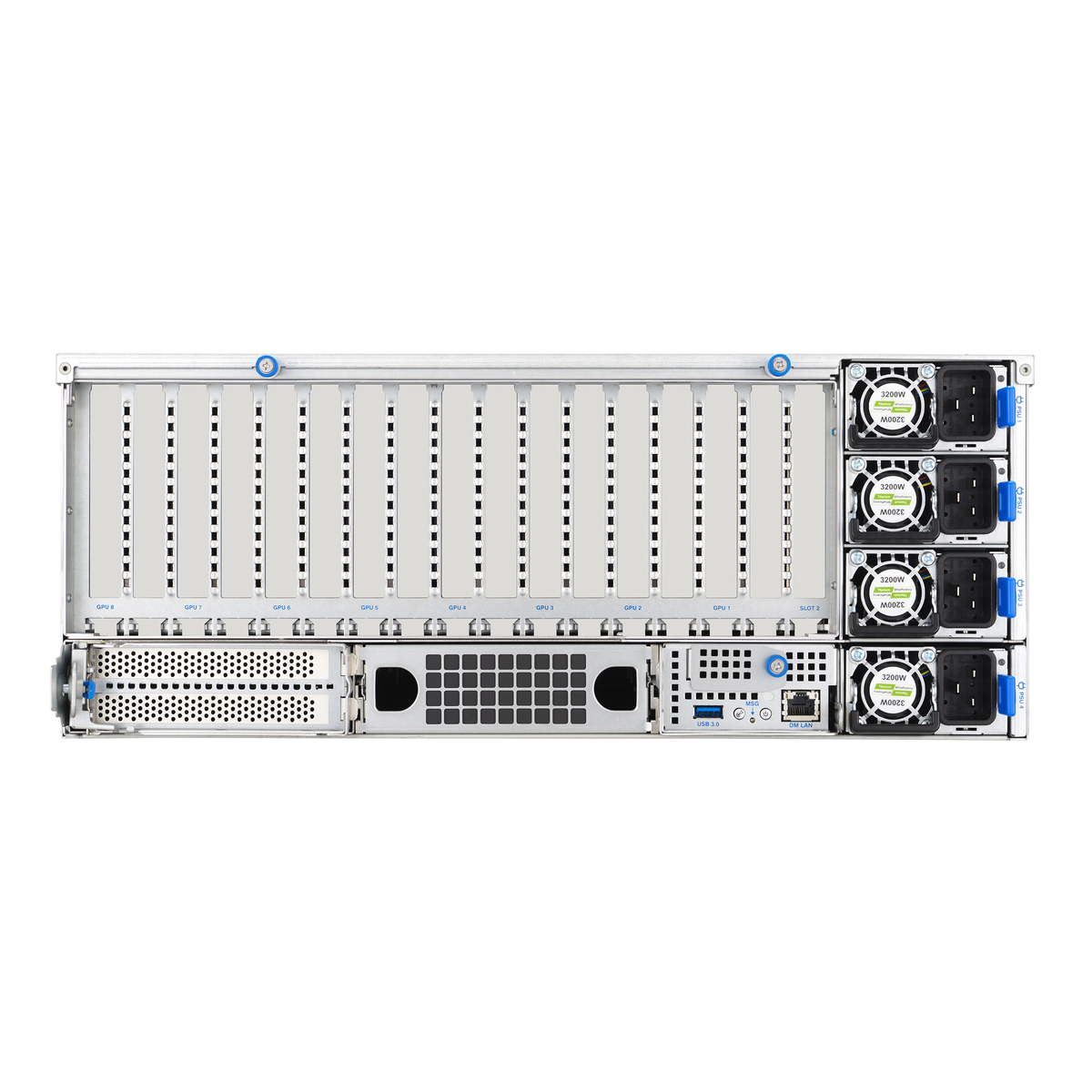 ASUS ESC8000-E12-32W 4U Dual Intel Xeon 128-Core 8×GPU NVMe PCIe Gen5 GPU Server