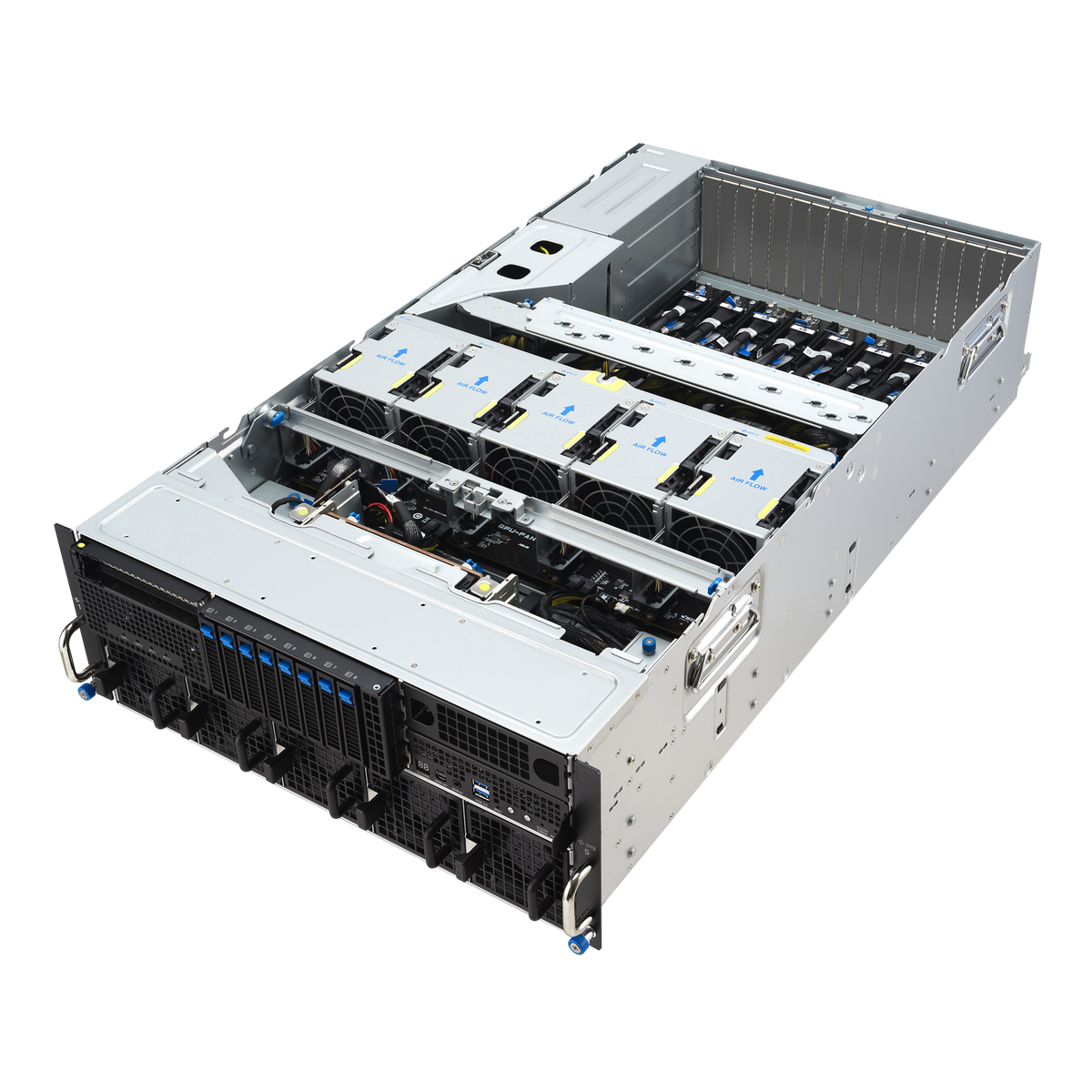 ASUS ESC8000-E12-32W 4U Dual Intel Xeon 128-Core 8×GPU NVMe PCIe Gen5 GPU Server