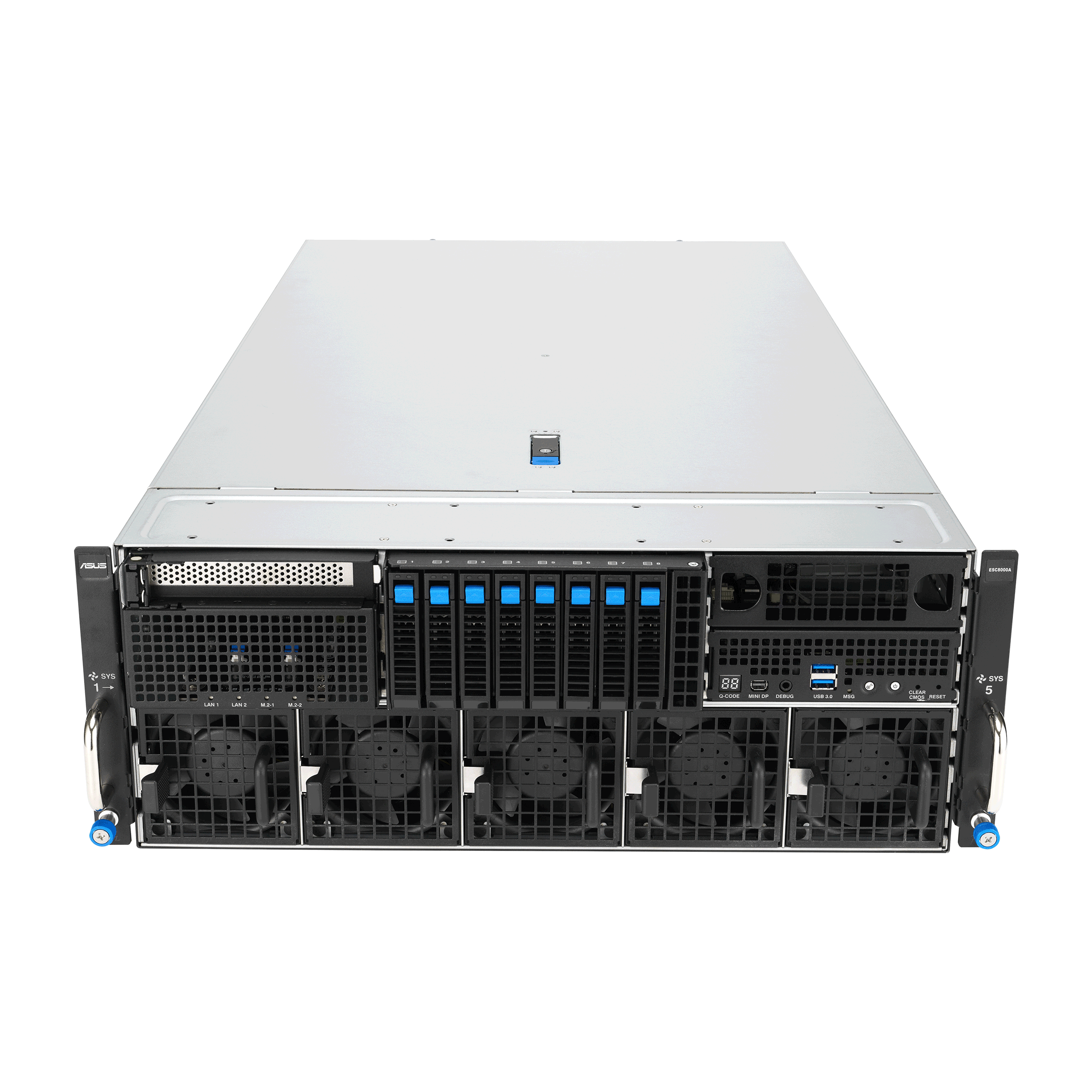 ASUS ESC8000-E12-32W 4U Dual Intel Xeon 128-Core 8×GPU NVMe PCIe Gen5 GPU Server