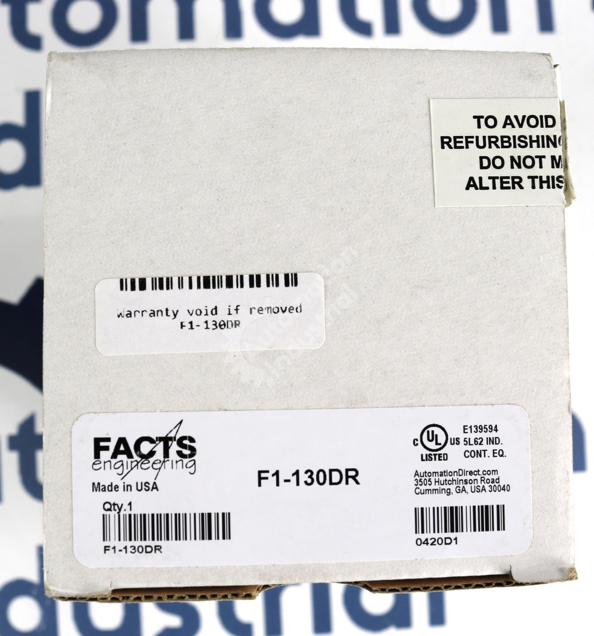 F1-130DR by Fact Engineering Relay Output DL105 New Surplus Factory Package