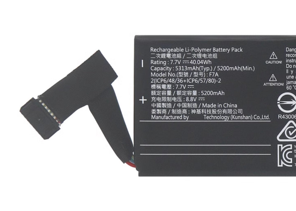 Replacement Steam Deck Handheld Gaming Console Built-in F7A 40WH Battery