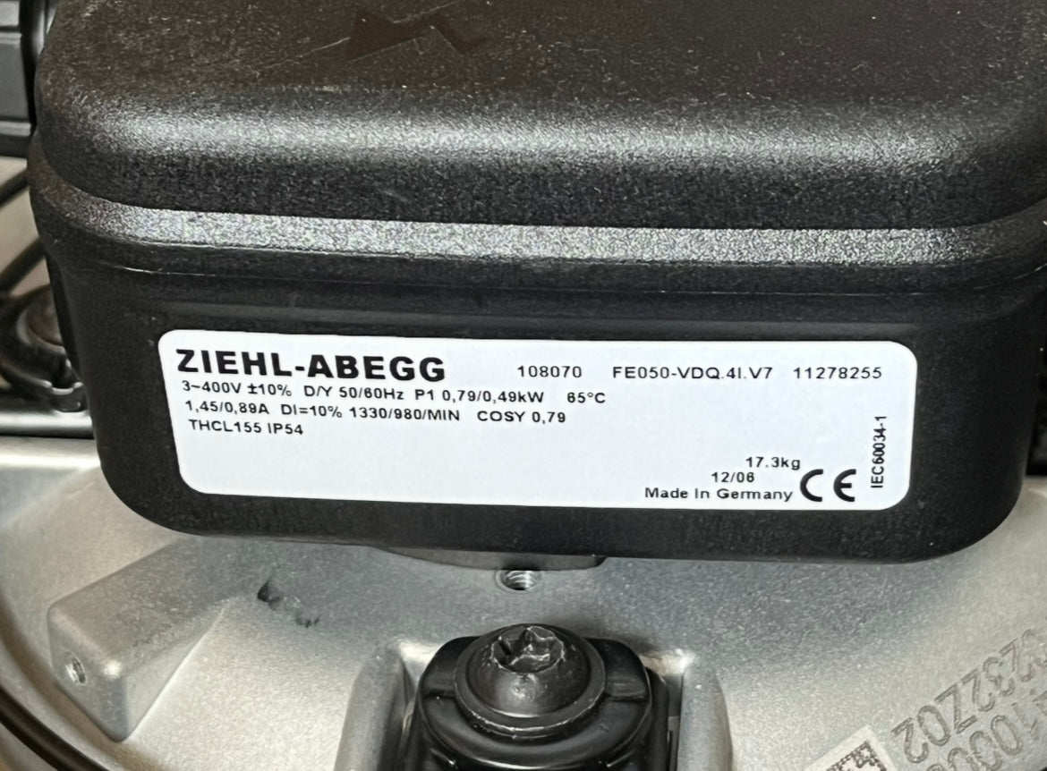 FE050-VDQ.4I.V7 ZIEHL-ABEGG Axial Fan