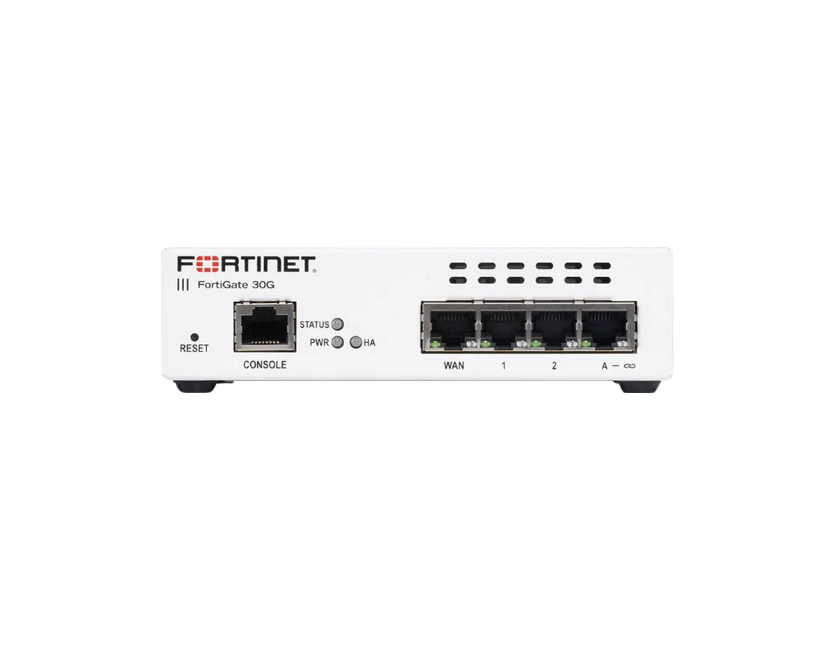 Fortinet FortiGate 30G Hardware plus 3 Year FortiGuard Unified Threat Protection (UTP)